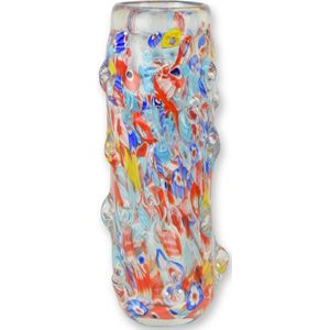 Murano stijl Glazen Vaas 22,4 cm hoog