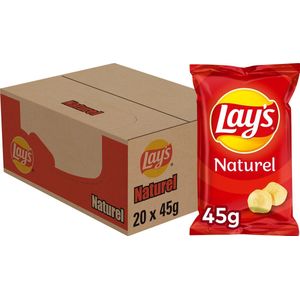 Lay's Chips Naturel - Chips - 20 x 45 gram