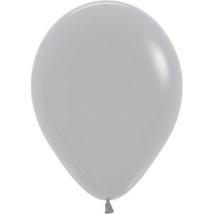 Sempertex Ballonnen Fashion Grey | 50 stuk | 5 inch | 13cm | Miniballonnen