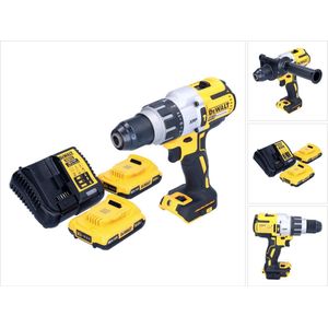 DeWalt DCD 996 D2 accu klopboormachine 18 V 95 Nm borstelloos + 2x accu 2.0 Ah + lader
