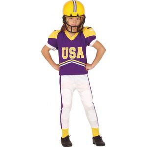 Fiestas Guirca Verkleedpak Usa Junior Polyester Paars Mt 10-12 Jaar