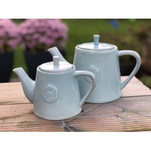 Costa nova - servies - theepot Nova aqua - aardewerk - H 12 cm