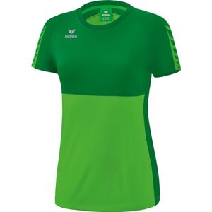 Erima Six Wings T-Shirt Dames - Green / Smaragd | Maat: 36