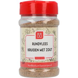 Van Beekum Specerijen - Rundvlees Kruiden Met Zout - Strooibus 230 gram