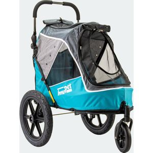 InnoPet Sporty Evolution - Hondenfietskar - Ocean Blue - 84x66x98cm