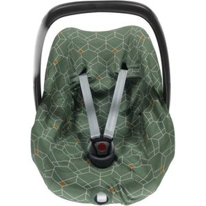 Briljant Baby Autostoelhoes 0+ Interlock - Deco - Groen