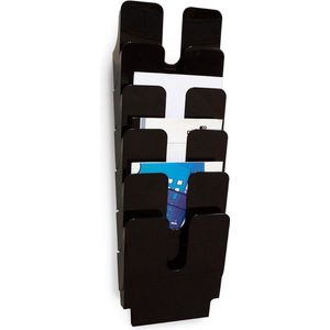 Folder set (Flexiplus 6, A4 staand) 1 set zwart