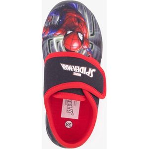 Spiderman kinder pantoffels zwart/rood - Maat 30 - Sloffen