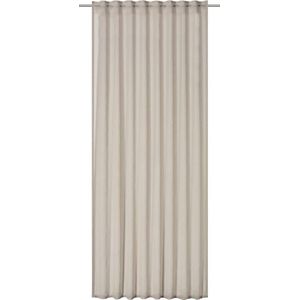 JGS ® Tijdloze Semi-Transparante Gordijnpaneel voor Diverse Kamers met Verborgen Lussen 255 x 140 cm