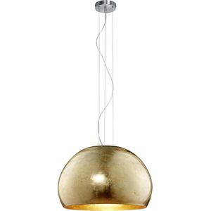 LED Hanglamp - Hangverlichting - Torna Onutia - E27 Fitting - 1-lichts - Rond - Mat Goud - Aluminium