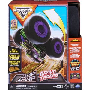 Monster Jam - Ramp Champ met Grave Digger - RC Voertuig - Schaal 1:15 - 2,4 GHZ