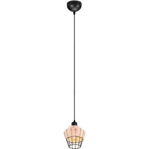 LED Hanglamp - Hangverlichting - Torna Bera - E27 Fitting - 1-lichts - Rond - Bruin - Aluminium
