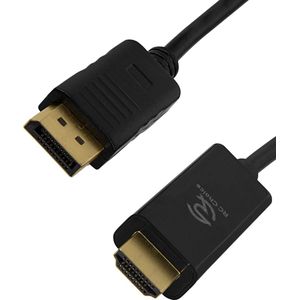 DisplayPort naar HDMI - 4K Ultra HD 30Hz - DP Male naar HDMI Male - Kabel 1,8 Meter