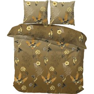 iSleep Dekbedovertrek Elles - Eenpersoons - 140x200/220 cm - Natural