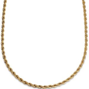 Lucleon - Heren - Roestvrij Staal Schakelketting - Goudkleurig