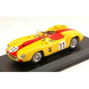 De 1:43 Diecast Modelcar van de Ferrari 290MM 3.5L V12 Spider Team Equipe Nationale Belge #11 van de 24H LeMans in 1957. De coureurs waren J. Swaters en A. De Cagny. De fabrikant van het schaalmodel is Art-Model. Dit model is al