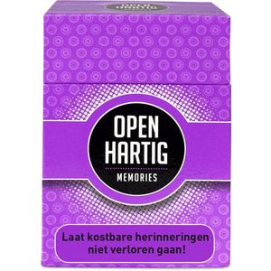 Openhartig memories - Gespreksstarter - Fijn om in gesprek te blijven met mensen met dementie.