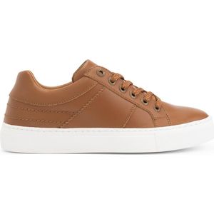 NoGRZ K.Cantley Leren damessneakers - Cognac Bruin Leer - Maat 40