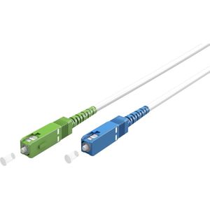 Goobay Glasvezelkabel (FTTH), Singlemode (OS2) White, wit (Simplex), 3 m