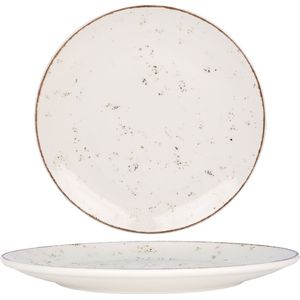 Bonna Dinerbord - Grain - Porselein - 27 cm - set van 6