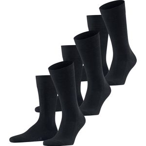 FALKE Family 3-Pack duurzaam katoen multipack sokken heren blauw - Maat 43-46