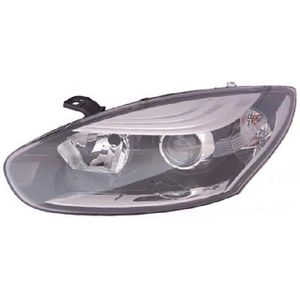 Renault Megane, 2009 - 2015 - koplamp, AL, H7+H7, elektr verstelb, incl stelmotortje, links, 2014 -