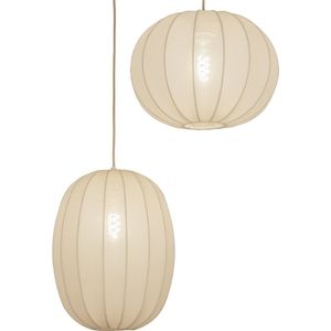 Lumidora Hanglamp 74687 - TACK - 2 Lichts - E27 - Beige - Zand - Metaal