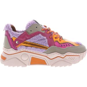 Dames Sneakers Dwrs Pluto Teddy Lila Orange Paars - Maat 37