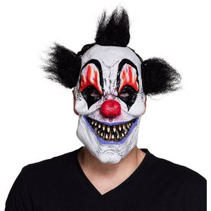 Boland - Latex gezichtsmasker Scary clown - Volwassenen - Clown - Halloween en Horror
