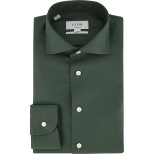 Eton casual overhemd groen