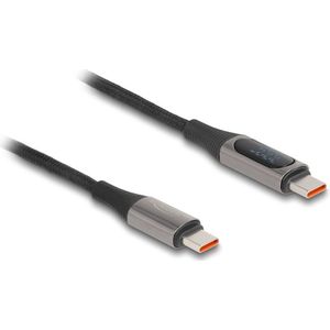 Delock USB 2.0 Cable USB Type-C™ male to male PD 3.0 100 W with power indication 2 m