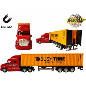 Vrachtwagen transporter met oplegger 40FT - Container Master (34.5cm)