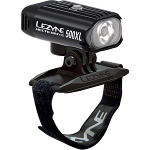 Lezyne Helm Hecto Drive 500XL - Fietslicht - Fietshelm lamp - Fietshelm led - 500 lumen - 20 branduren - Zwart