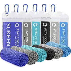 Verkoelende handdoek, ijshanddoek, microvezel handdoek voor nek en gezicht, koele handdoek voor yoga, strand, golf, reizen, sportschool, sport, kamperen