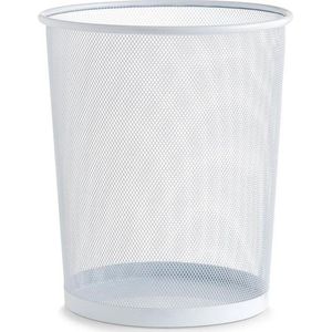Zeller - Waste Paper Basket, mesh, white