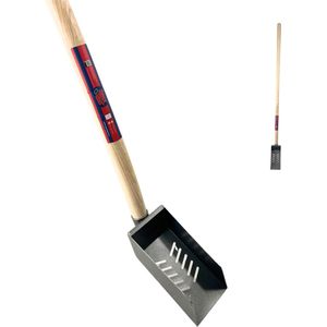 Synx Tools Putschep Handgesmeed - Putschep - rioolschep - schep - Schoppen - Met Lichtgebogen steel 130cm