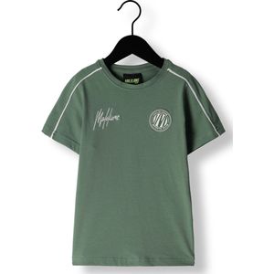 Malelions T-shirt Polo's & T-shirts Jongens - Polo shirt - Groen - Maat 128