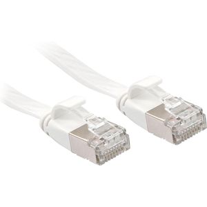 LINDY 47543 RJ45 Netwerkkabel, patchkabel CAT 6A U/FTP 3.00 m Wit Snagless 1 stuk(s)