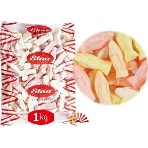 Etna Onze-Lieve-Vrouwtjes guimauve 1 kg - maria snoepjes - schuimpjes snoep verpakt per 1 kg