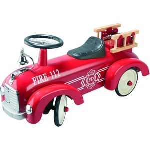 Goki Loopauto brandweerwagen rood