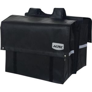 Altec Dubbele Fietstas Bisonyl Zwart 45 Liter