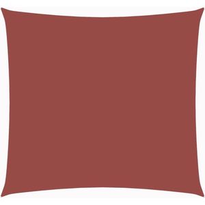 vidaXL Zonnescherm Vierkant 4x4 m - Terracottakleurig Zonnescherm - Terracotta - Oxford Stof - Waterdicht - Uv Bestendig