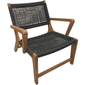 Own - Verton - Loungestoel - Hout - Grijs