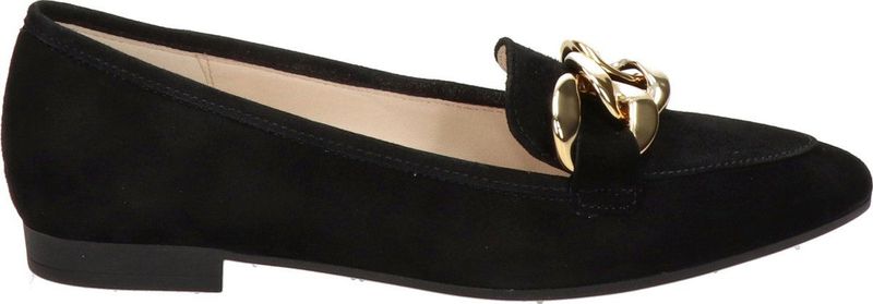 Gabor Instappers zwart Suede - Dames - Maat 37.5