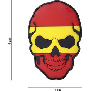 101 Inc Embleem 3D Pvc Skull Spanje  16024