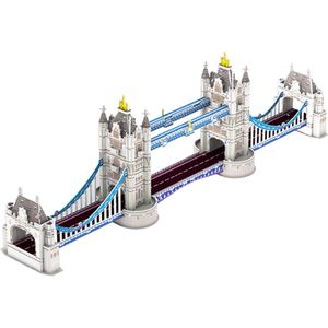 Premium Miniatuur Bouwpakket - Voor Volwassenen en Kinderen - Bouwpakket - 3D puzzel - (11+ Jaar) - Modelbouwpakket - DIY - London Bridge