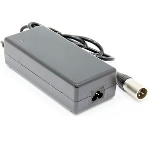 SANS Acculader 42V - XLR3 connector - SSLC084V42 - Elektrische fietsoplader