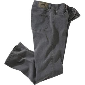 ATLAS FOR MEN - Grijze regular stretchjeans - Heren - Verkrijgbaar in grote maten - W30