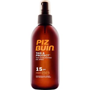 Piz Buin Tan & Protect Dry Oil Spray Factor(spf) 15 - 150 ml - Zonnebrand spray