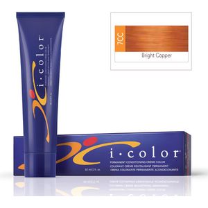 ISO i color Permanent Conditioning Crème Color 60ml 7CC Bright Copper